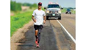 Carter Armstrong touching lives with his mental health run across Canada